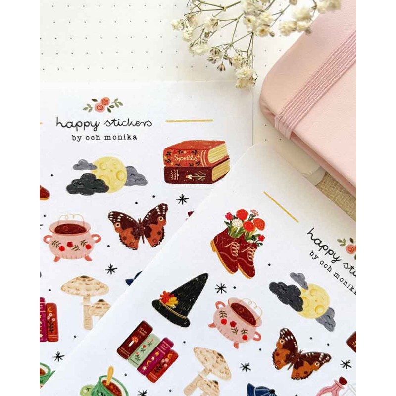 Witchy Sticker Sheet | Och Monika