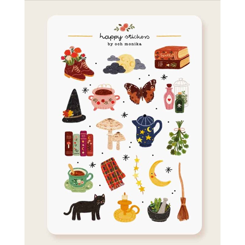 Witchy Sticker Sheet | Och Monika