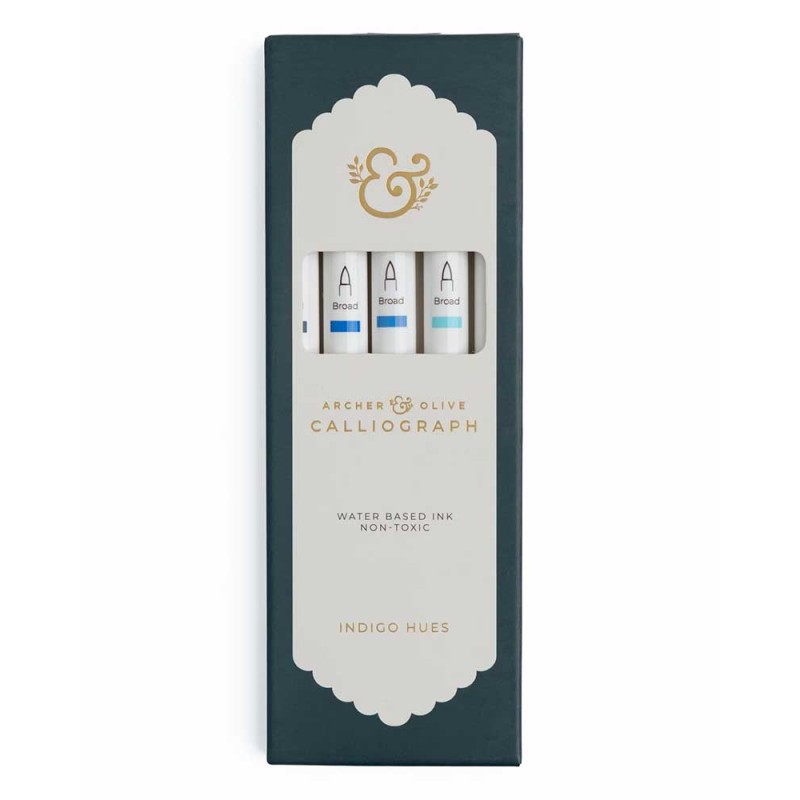 Indigo Calliograph Pens | Archer & Olive