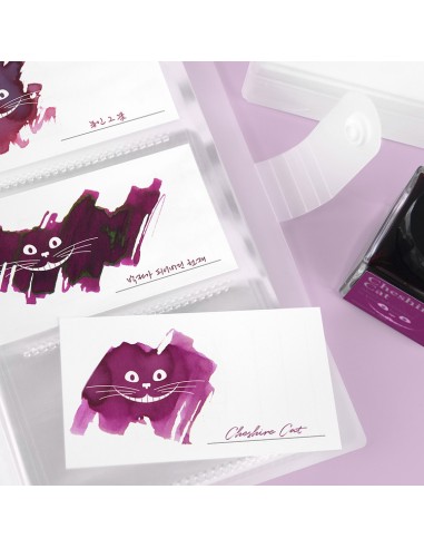 Ink Color Chart Card Smile Cat | Wearingeul