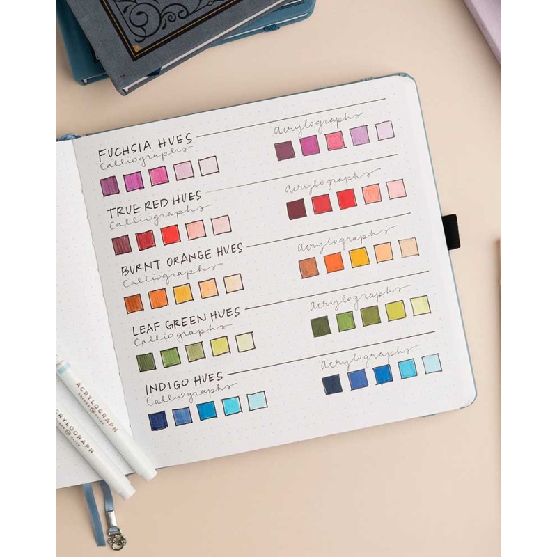 Leaf Green Acrylograph Pens 0.7mm | Archer & Olive
