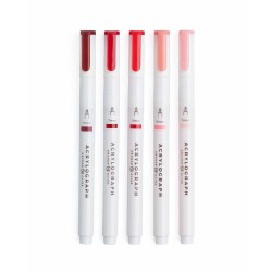 True Red Acrylograph Pens 0.7mm | Archer & Olive