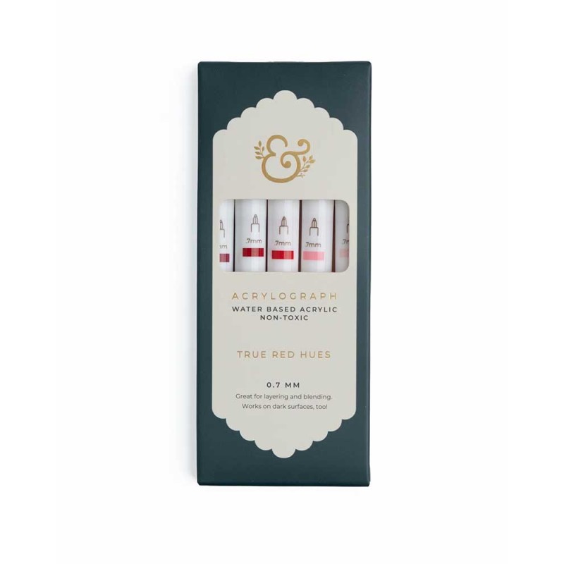 Rotuladores Acrylograph True Red 0.7mm | Archer & Olive