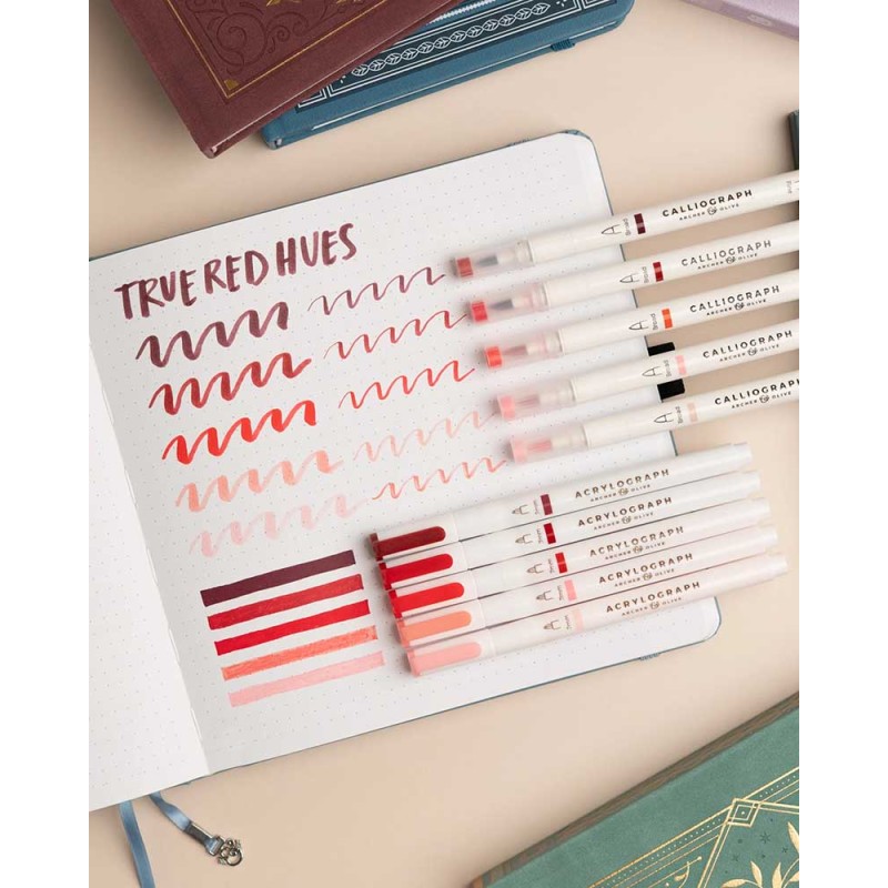 Rotuladores Acrylograph True Red 0.7mm | Archer & Olive