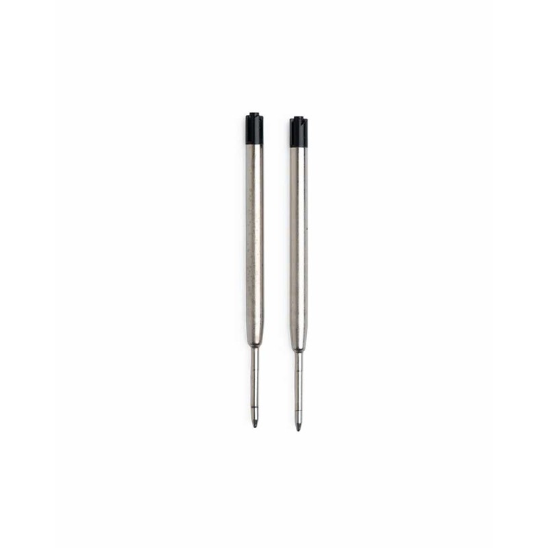 Set of 2 Ballpoint Pen Refills [Black] | Archer & Olive