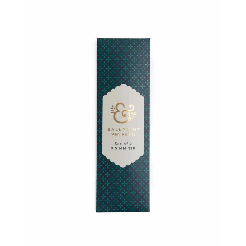 Set of 2 Ballpoint Pen Refills [Black] | Archer & Olive