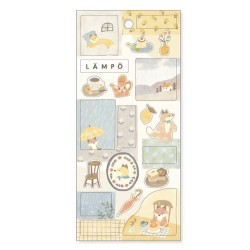 Pegatinas Lampo - The Fox and the Rain | Mind Wave