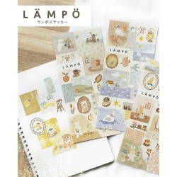 Pegatinas Lampo - Dog and Late Afternoon | Mind Wave