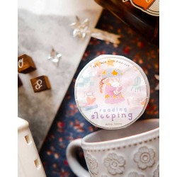 PET tape [Mate] Reading Sleeping [Pre-cortado] | Teayou