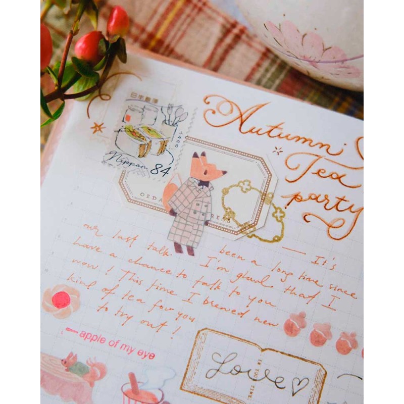 Seasonal Tea Party Vol.2 PET Tape [Matte] [Kiss-cut] | Teayou