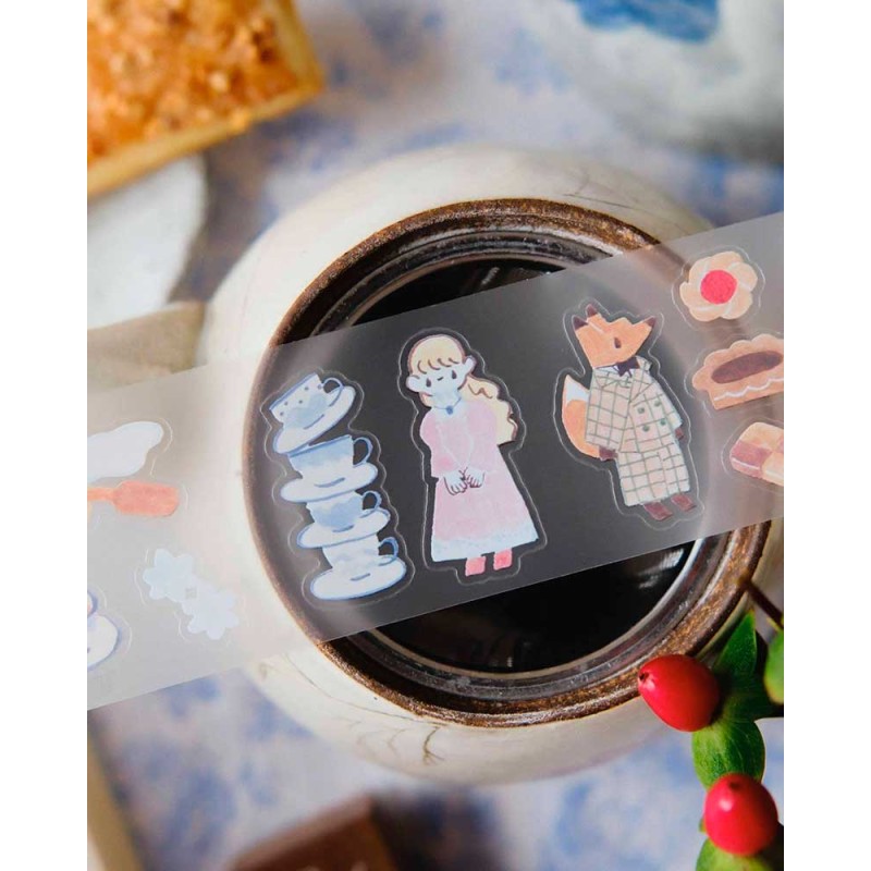 Seasonal Tea Party Vol.2 PET Tape [Matte] [Kiss-cut] | Teayou