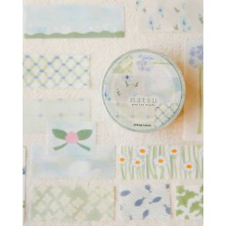 Natsu Seasons Kisetsu - Kiritori Washi tape [Gold Foil] | Teayou