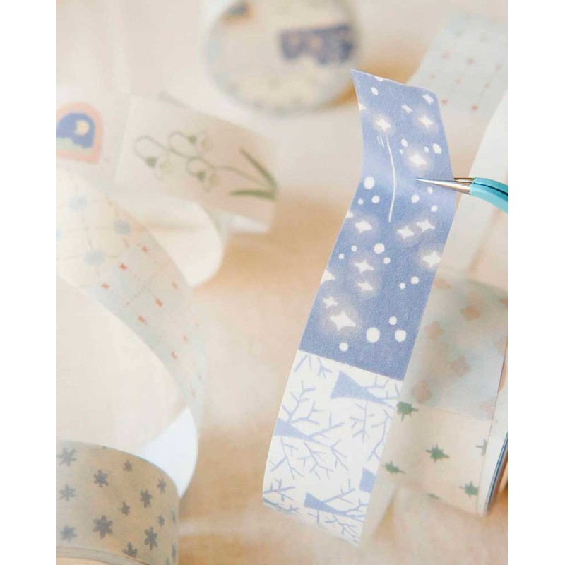 Aki Seasons Kisetsu - Kiritori Washi tape [Gold Foil] | Teayou