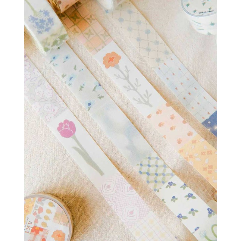 Aki Seasons Kisetsu - Kiritori Washi tape [Gold Foil] | Teayou