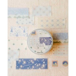 Fuyu Seasons Kisetsu - Kiritori Washi tape [Gold Foil] | Teayou