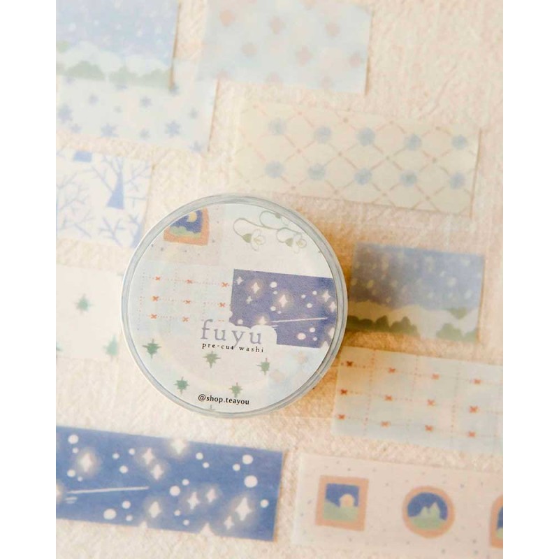 Fuyu Seasons Kisetsu - Kiritori Washi tape [Gold Foil] | Teayou