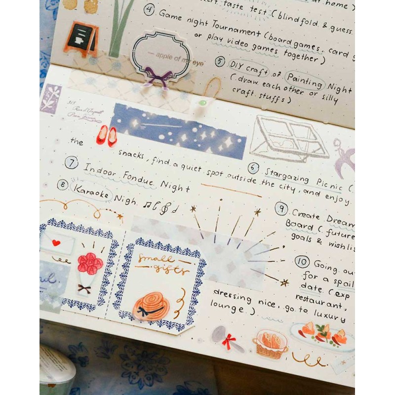 Fuyu Seasons Kisetsu - Kiritori Washi tape [Gold Foil] | Teayou