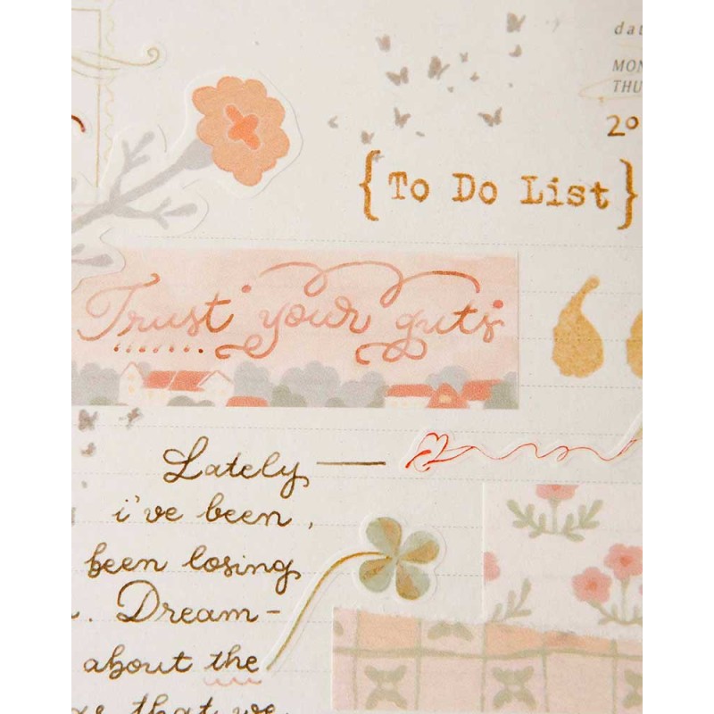 Fuyu Seasons Kisetsu - Kiritori Washi tape [Gold Foil] | Teayou