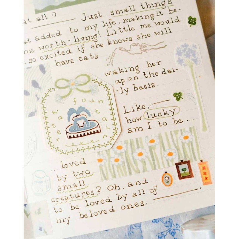 Fuyu Seasons Kisetsu - Kiritori Washi tape [Gold Foil] | Teayou