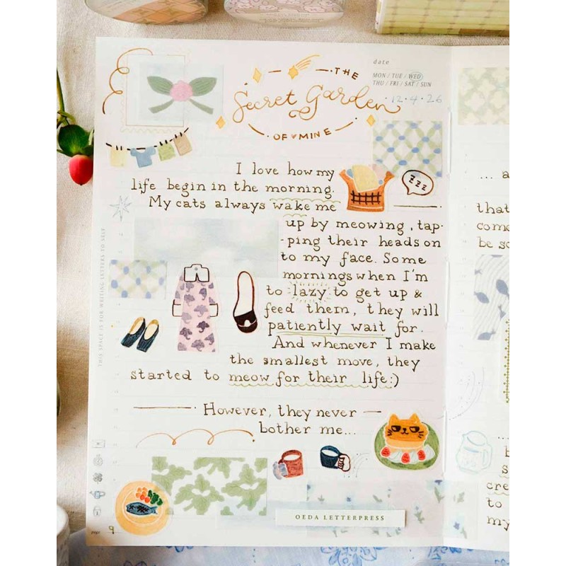 Fuyu Seasons Kisetsu - Kiritori Washi tape [Gold Foil] | Teayou