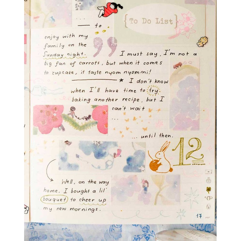Kira Kira Scenery Keshiki - Kiritori Washi tape [Gold Foil] | Teayou