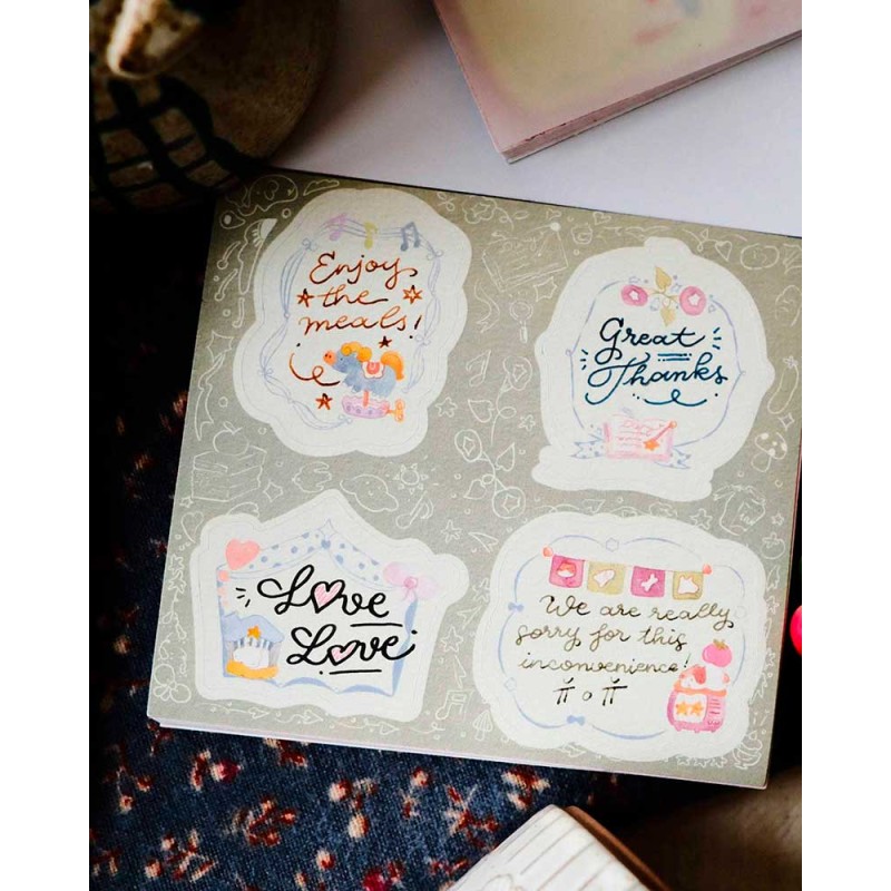 Reading Sleeping Frame Notepad | Teayou