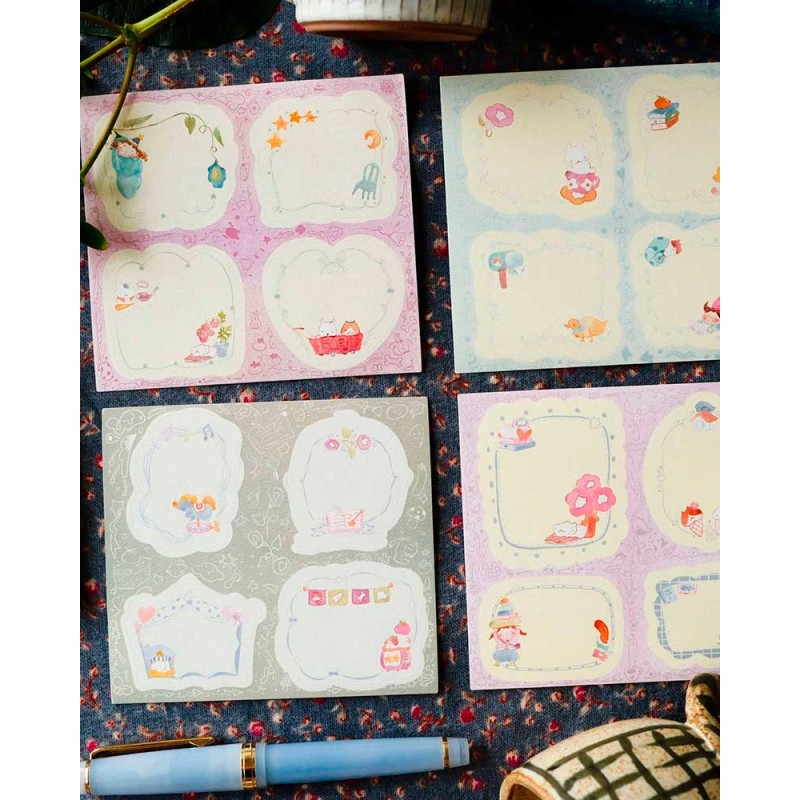 Reading Sleeping Frame Notepad | Teayou
