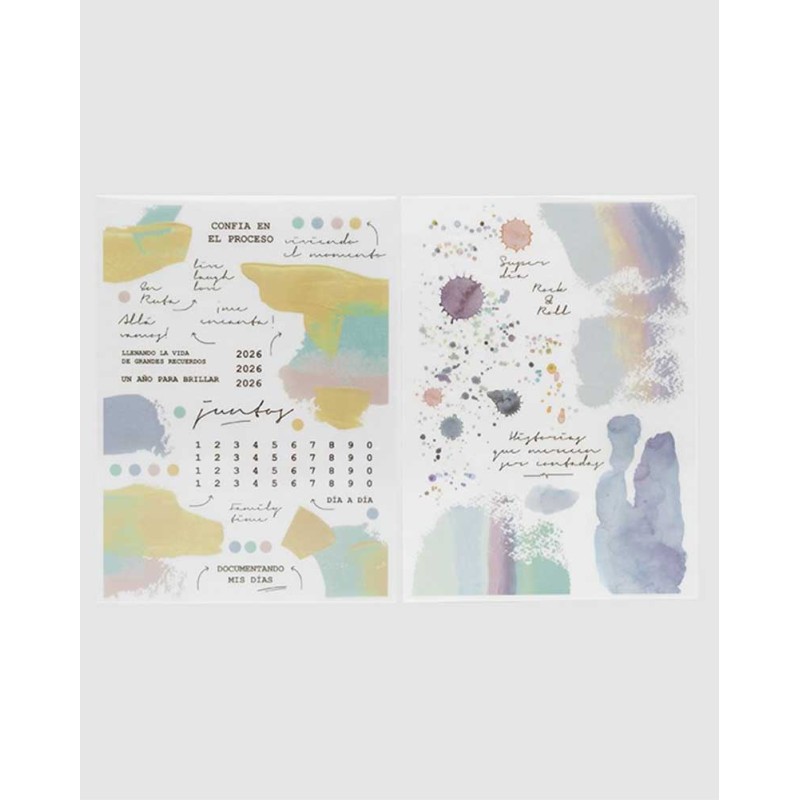 Pegatinas Transferibles Manchas [My Journal] | Mrs Maple