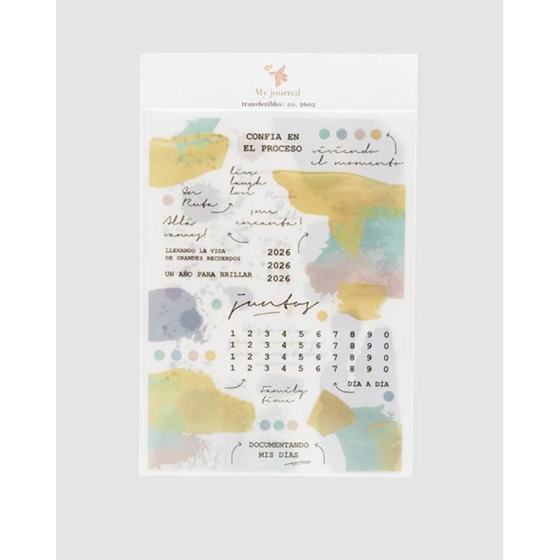 Pegatinas Transferibles Manchas [My Journal] | Mrs Maple