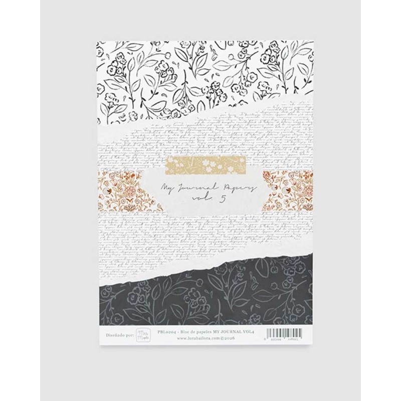 Bloc de Papeles Vol. 5 [My Journal] A4 | Mrs Maple