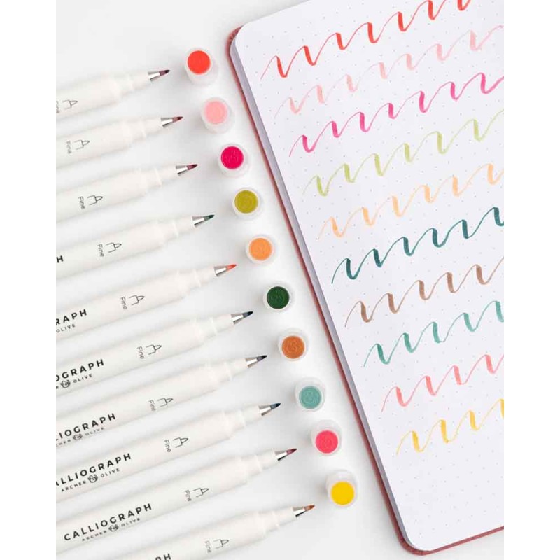 Meadow & Vine Calliograph Pens| Archer & Olive