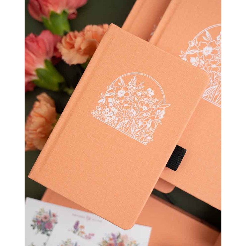 Libreta B6 Wildflowers Framed [Puntos] | Archer & Olive