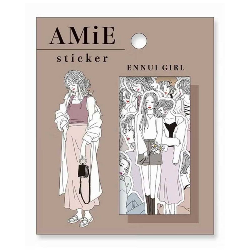 Ennui Girl - Amie Stickers Set | Mind Wave