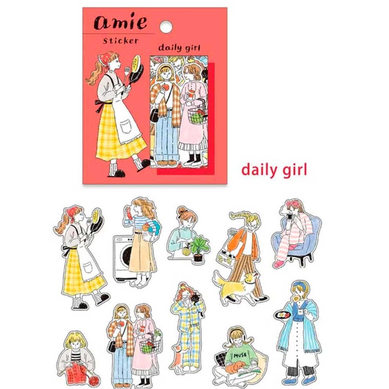 Set de Pegatinas Daily Girl - Amie | Mind Wave