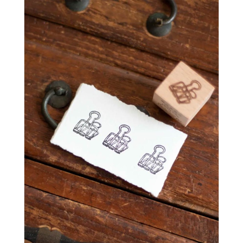Cut-out Metal Clip [Antique Curiosities Wood Stamp | Loi Design
