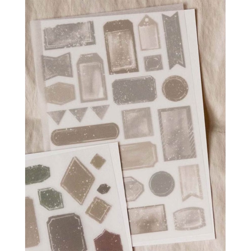Vintage Frame Print-On Stickers | Loi Design
