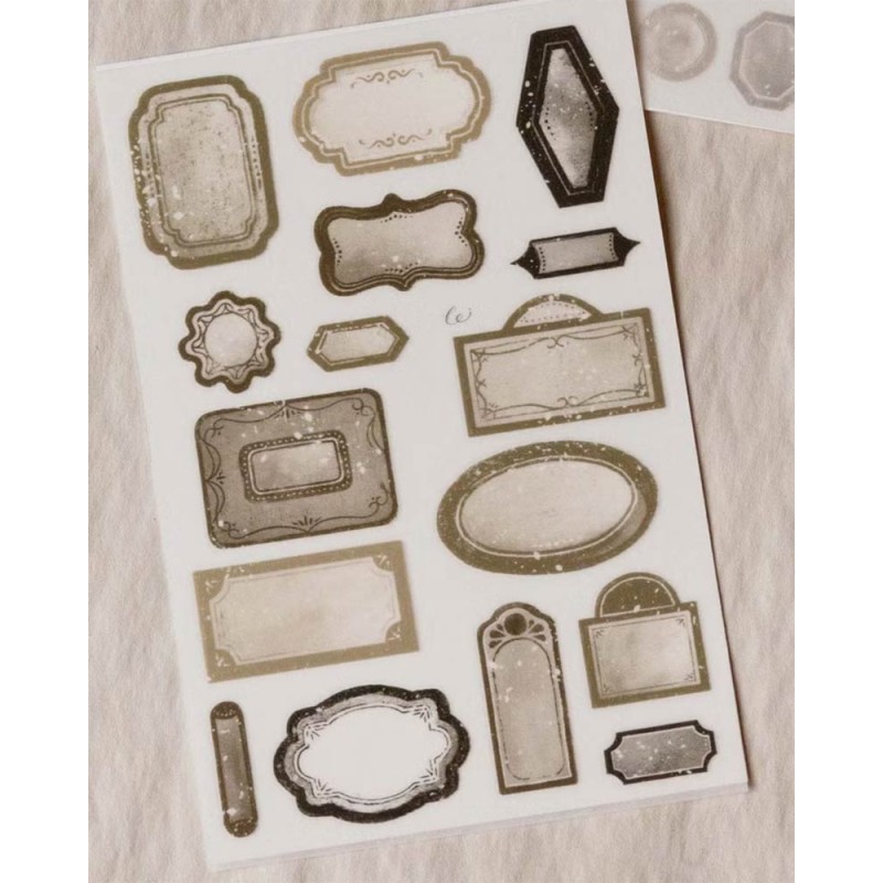 Set de Pegatinas Transferibles Vintage Frame | Loi Design