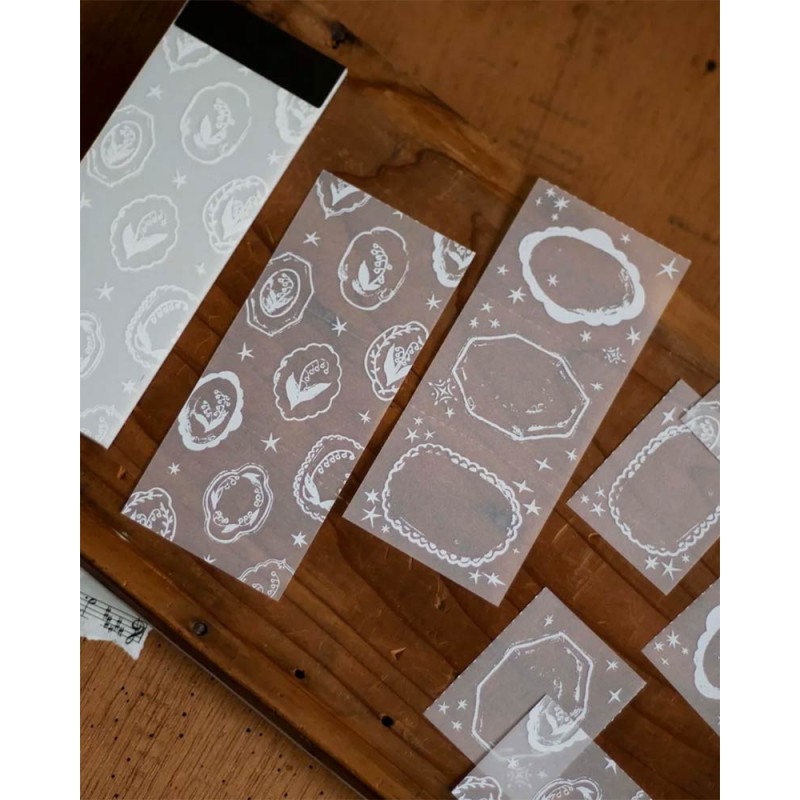 Flower Tray [Lily of the Valley Collection] Tracing Paper Letter Pad | Loi Design