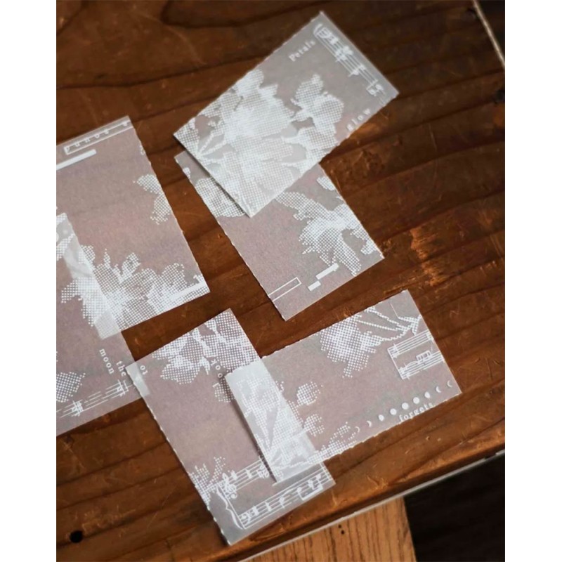 Day & Night Sakura [The Order of Bloom] Tracing Paper Letter Pad | Loi Design