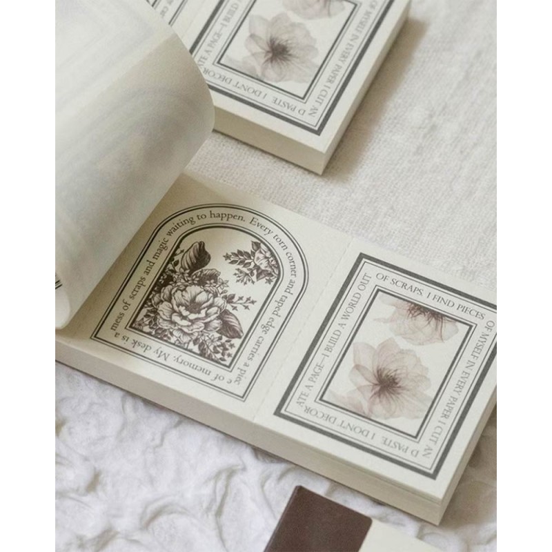 Bloc de notas Perfume Label [Blooming Aura] | Loi Design