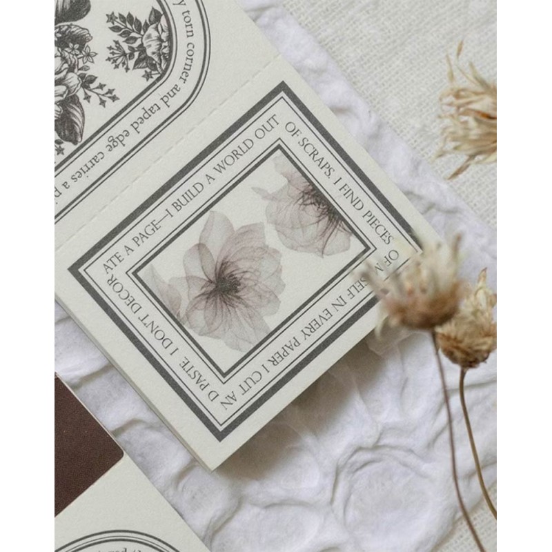 Bloc de notas Perfume Label [Blooming Aura] | Loi Design