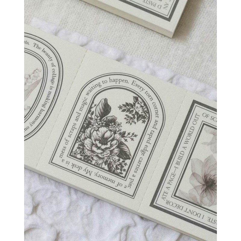 Perfume Label [Blooming Aura] Letter Pad | Loi Design