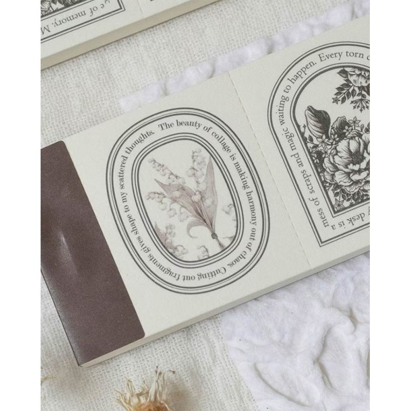 Bloc de notas Perfume Label [Blooming Aura] | Loi Design