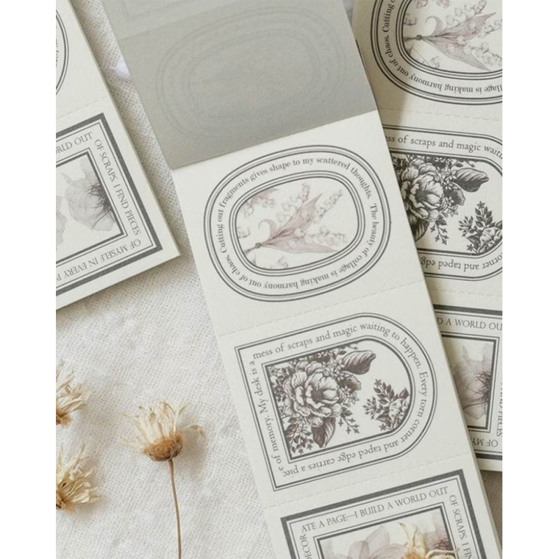 Perfume Label [Blooming Aura] Letter Pad | Loi Design