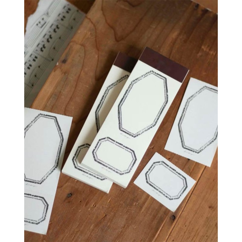 Gray [Vintage Frame] Letter Pad | Loi Design