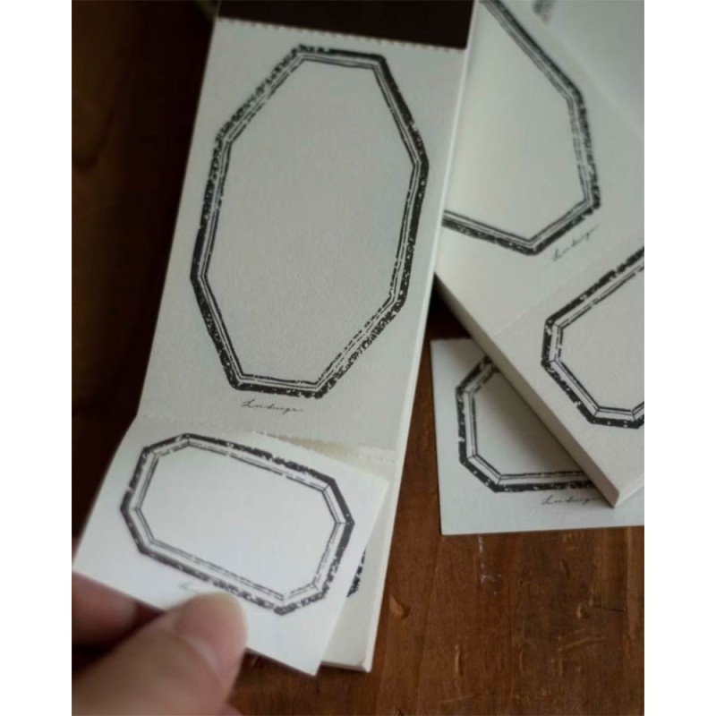 Gray [Vintage Frame] Letter Pad | Loi Design