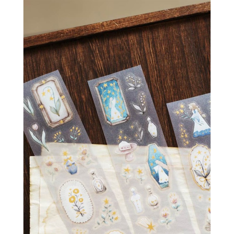 Bucle Forest Witch Gathering Light PET [Starry Foil] [Pre-cortado] | Loi Design