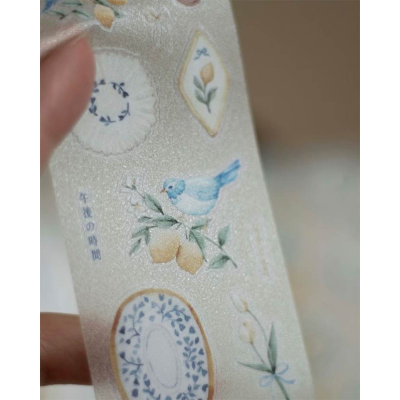 Lemon Afternoon Tea PET [Starry] [Pre-cortado] | Loi Design