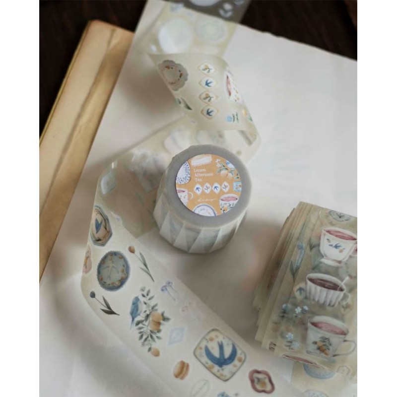Bucle Lemon Afternoon Tea PET [Starry] [Pre-cortado] | Loi Design