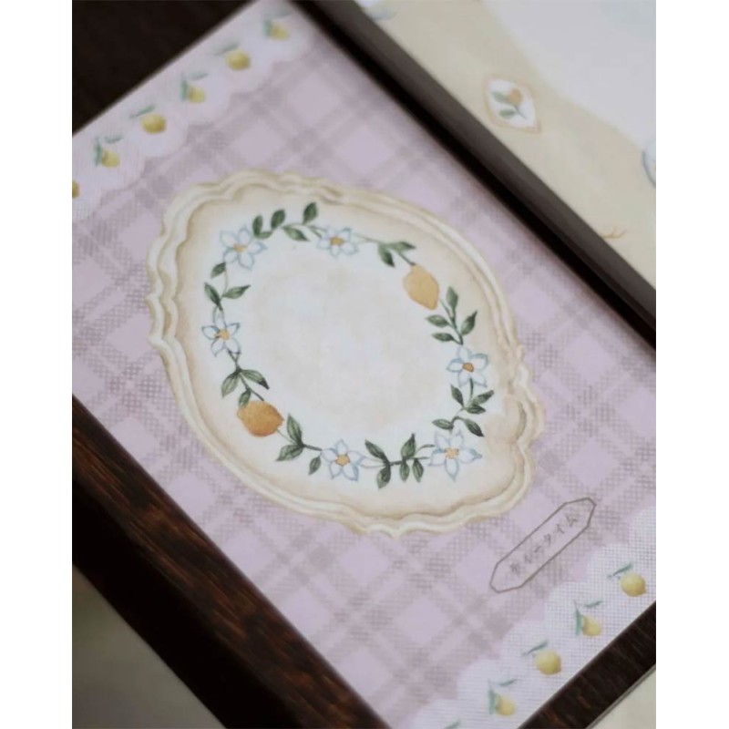 Lemon & Bird Tray Letter Pad | Loi Design